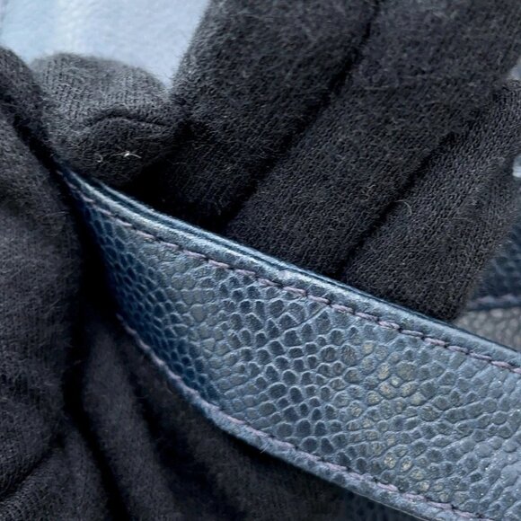 CHANEL ChainShoulder Calfskin Navy - Picture 8 of 16